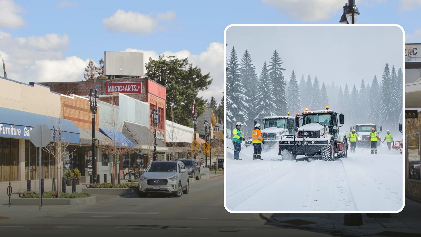 24/7 Snow Monitoring in Bothell, King County, WA - Round-the-clock weather and site surveillance that triggers a response the instant conditions warrant.