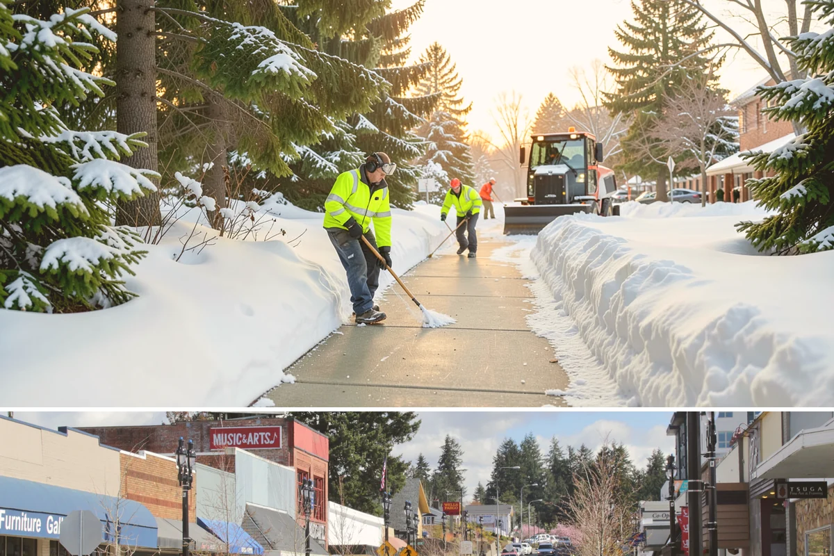 24/7 Snow Monitoring in Bothell, King County, WA - Monitoring runs continuously through the winter, with heightened watch during the volatile December-to-February period.