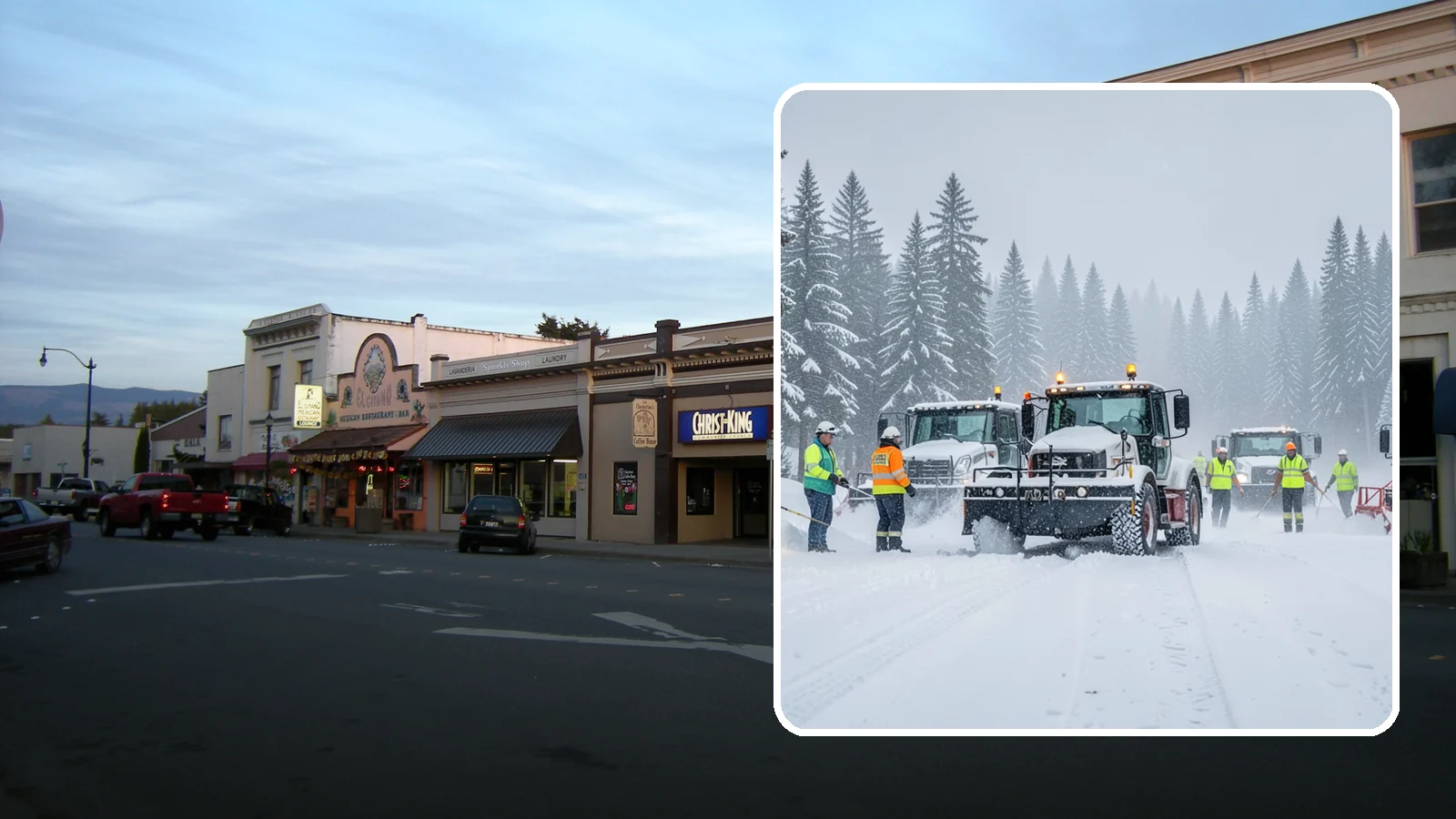 24/7 Snow Monitoring in Burlington, Skagit County, WA - Round-the-clock weather and site surveillance that triggers a response the instant conditions warrant.