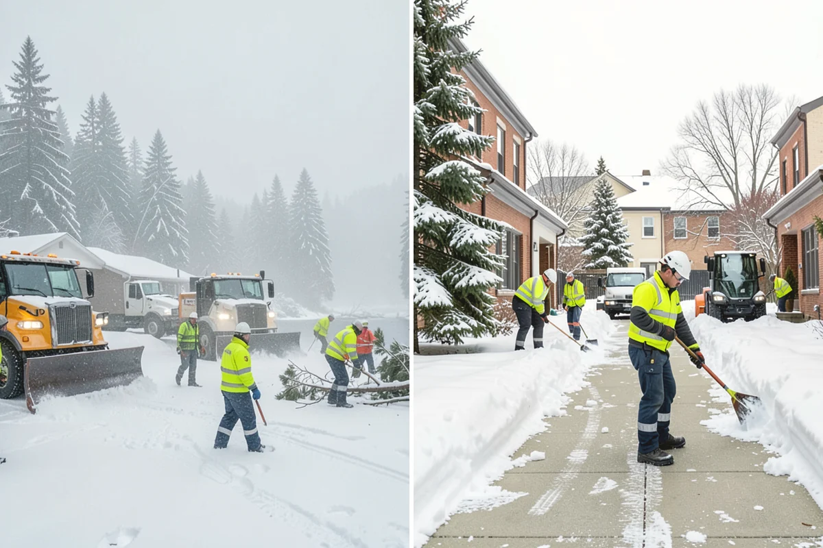 24/7 Snow Monitoring in Burlington, Skagit County, WA - We establish your alert thresholds and priority surfaces