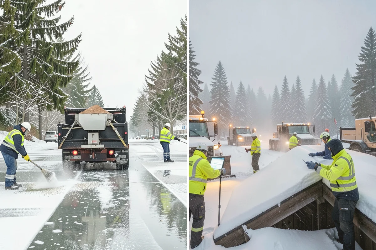 24/7 Snow Monitoring in Carnation, King County, WA - We establish your alert thresholds and priority surfaces