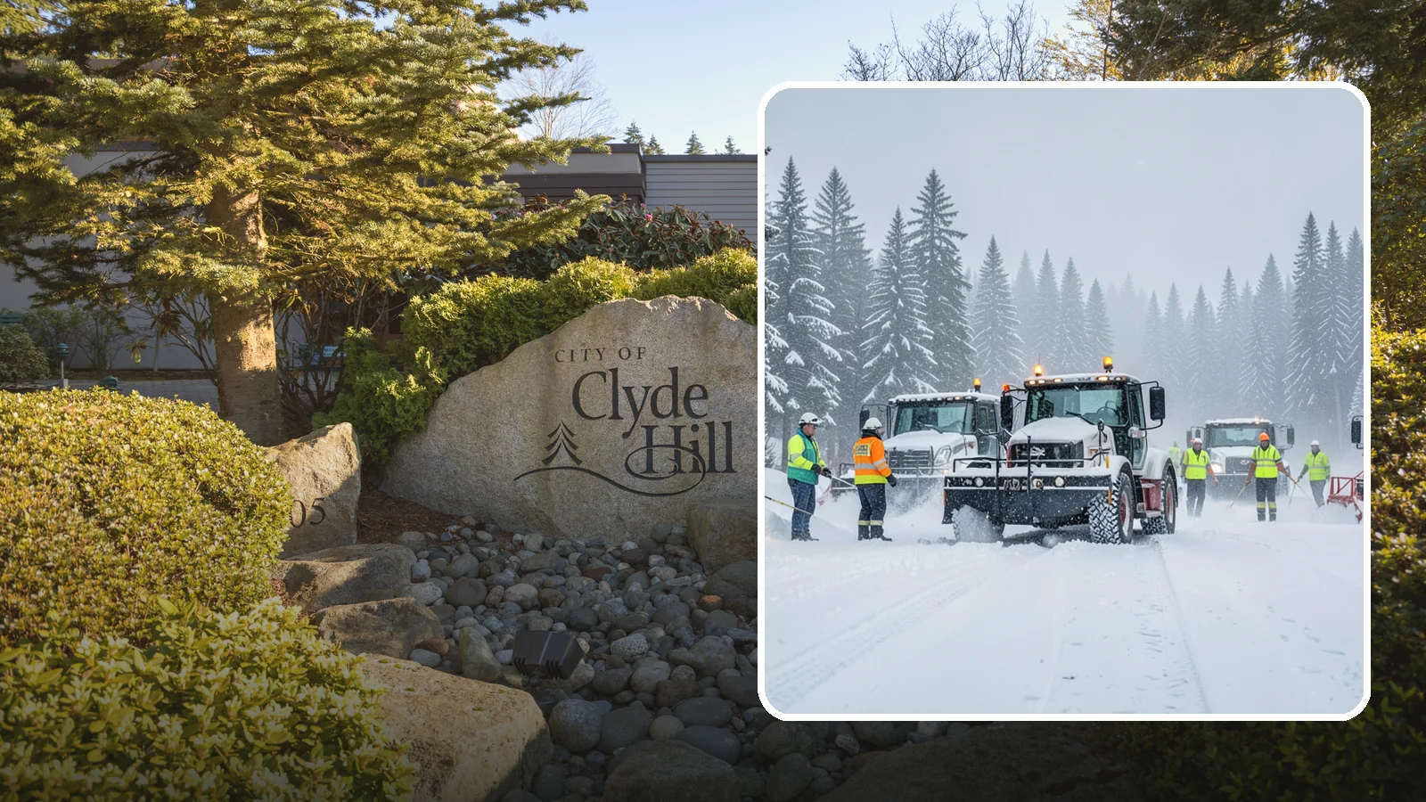 24/7 Snow Monitoring in Clyde Hill, King County, WA - Round-the-clock weather and site surveillance that triggers a response the instant conditions warrant.