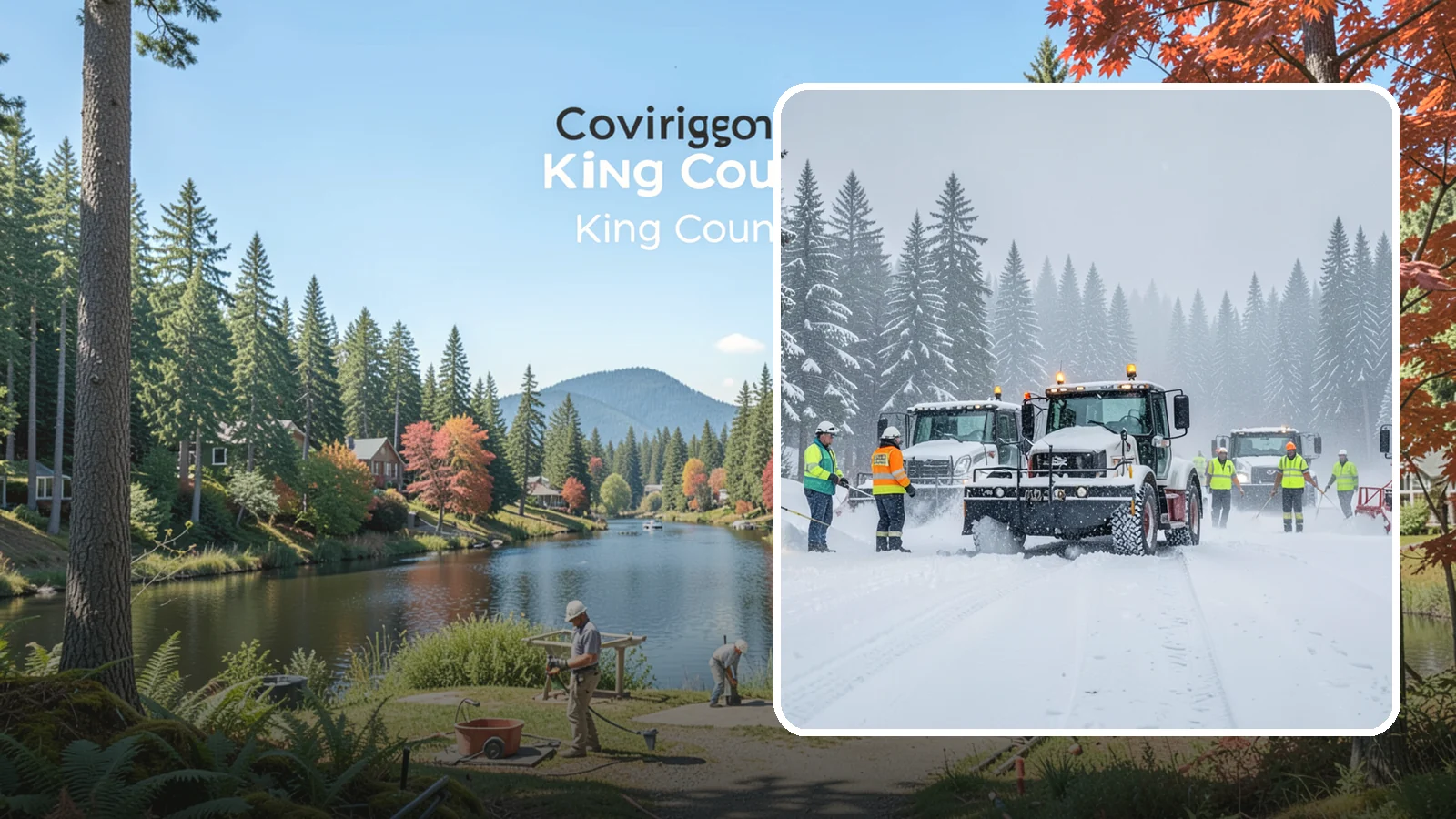 24/7 Snow Monitoring in Covington, King County, WA - Round-the-clock weather and site surveillance that triggers a response the instant conditions warrant.