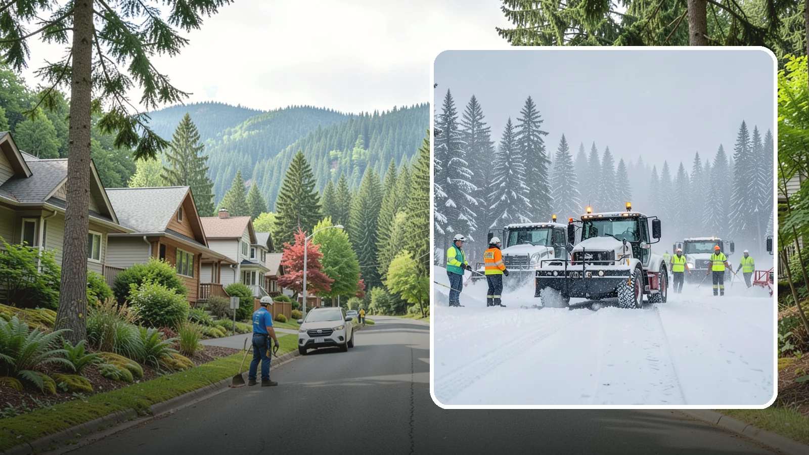 24/7 Snow Monitoring in Darrington, Snohomish County, WA - Round-the-clock weather and site surveillance that triggers a response the instant conditions warrant.
