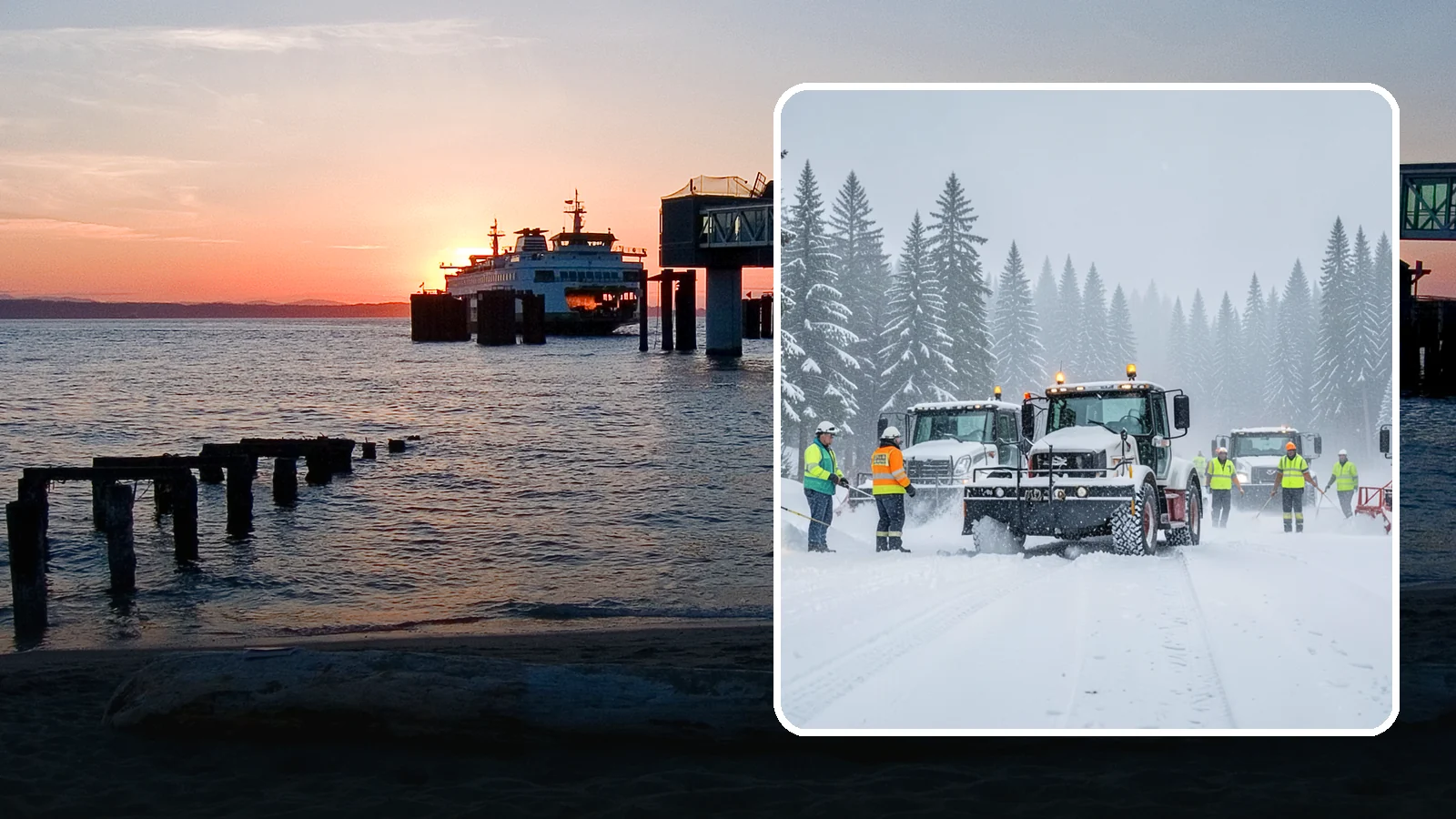 24/7 Snow Monitoring in Edmonds, Snohomish County, WA - Round-the-clock weather and site surveillance that triggers a response the instant conditions warrant.