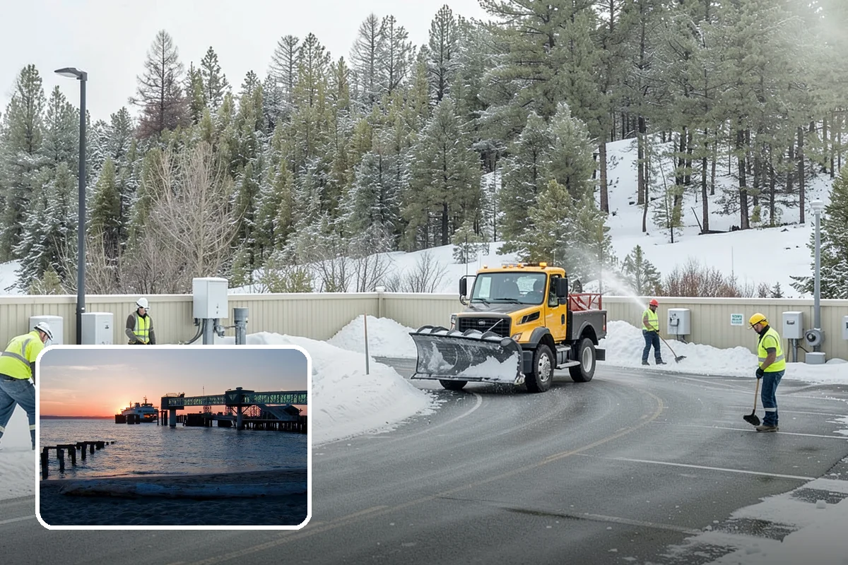 24/7 Snow Monitoring in Edmonds, Snohomish County, WA - Continuous forecast and on-site condition tracking