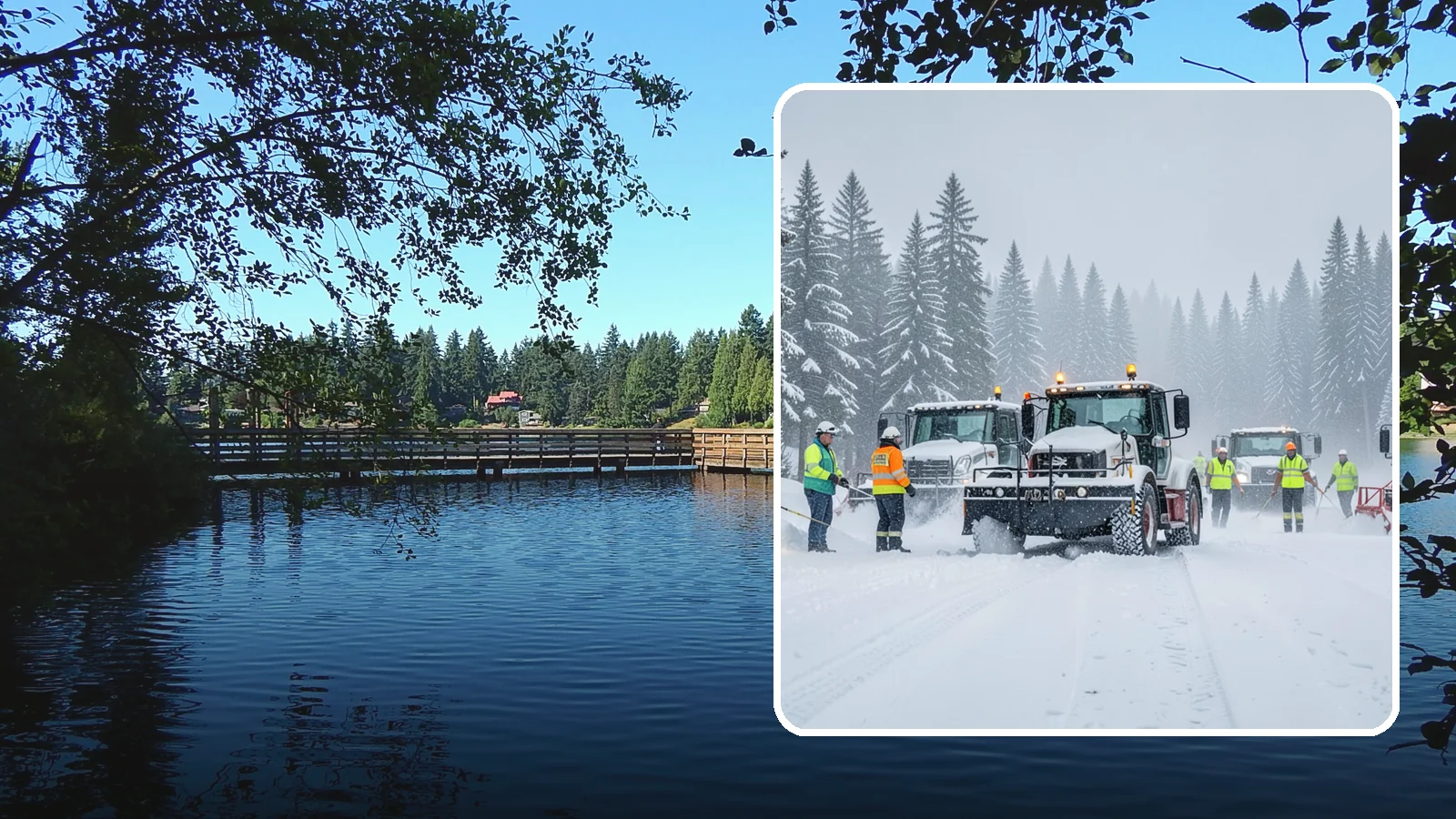 24/7 Snow Monitoring in Federal Way, King County, WA - Round-the-clock weather and site surveillance that triggers a response the instant conditions warrant.