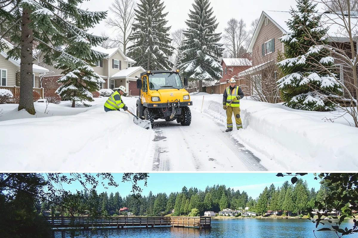 24/7 Snow Monitoring in Federal Way, King County, WA - Monitoring runs continuously through the winter, with heightened watch during the volatile December-to-February period.