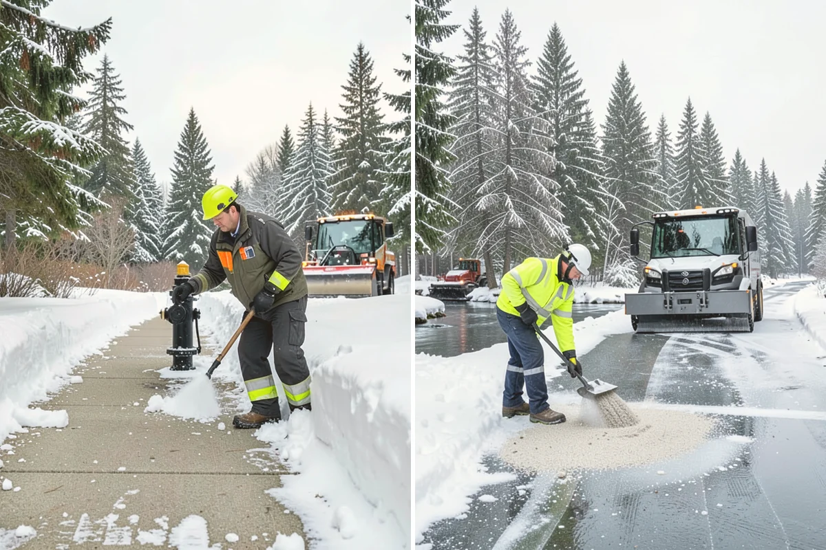 24/7 Snow Monitoring in Fife, Pierce County, WA - We establish your alert thresholds and priority surfaces