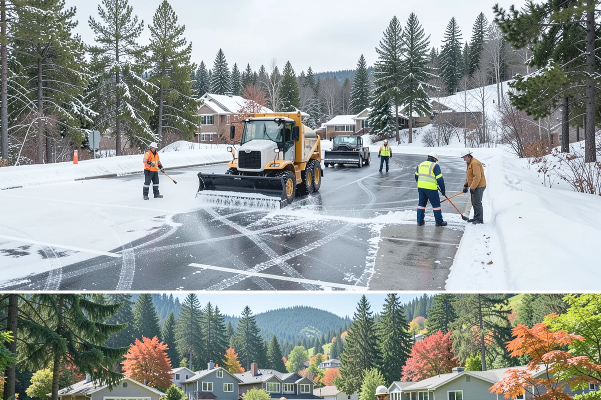 24/7 Snow Monitoring in Fircrest, Pierce County, WA - Monitoring runs continuously through the winter, with heightened watch during the volatile December-to-February period.