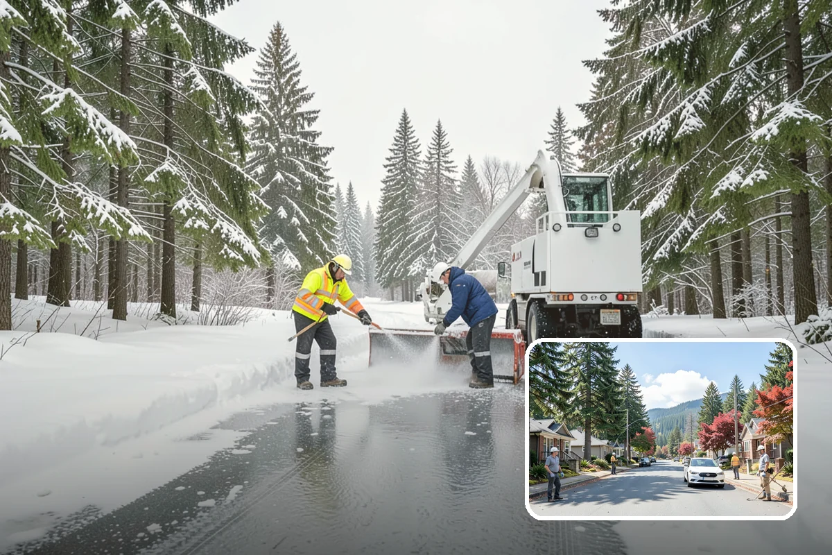 24/7 Snow Monitoring in Hunts Point, King County, WA - Continuous forecast and on-site condition tracking