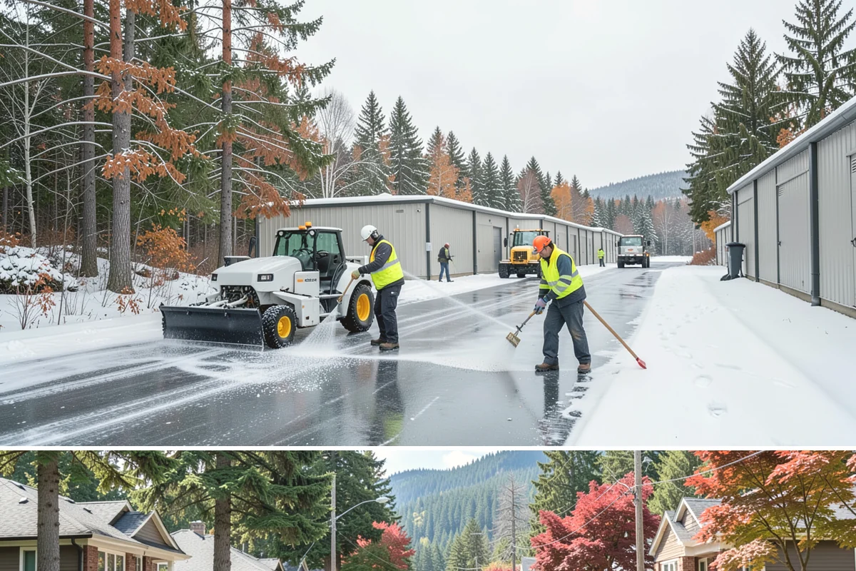 24/7 Snow Monitoring in Hunts Point, King County, WA - Monitoring runs continuously through the winter, with heightened watch during the volatile December-to-February period.