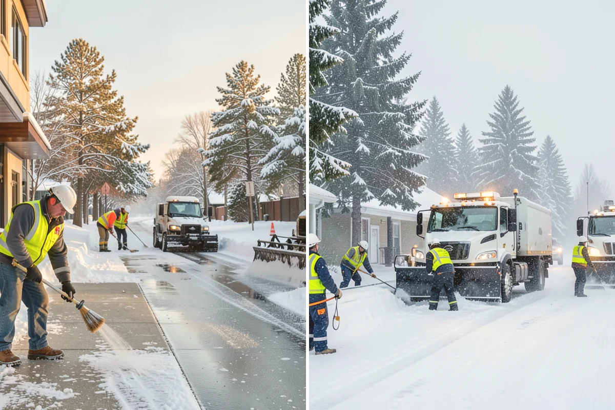 24/7 Snow Monitoring in Kent, King County, WA - We establish your alert thresholds and priority surfaces