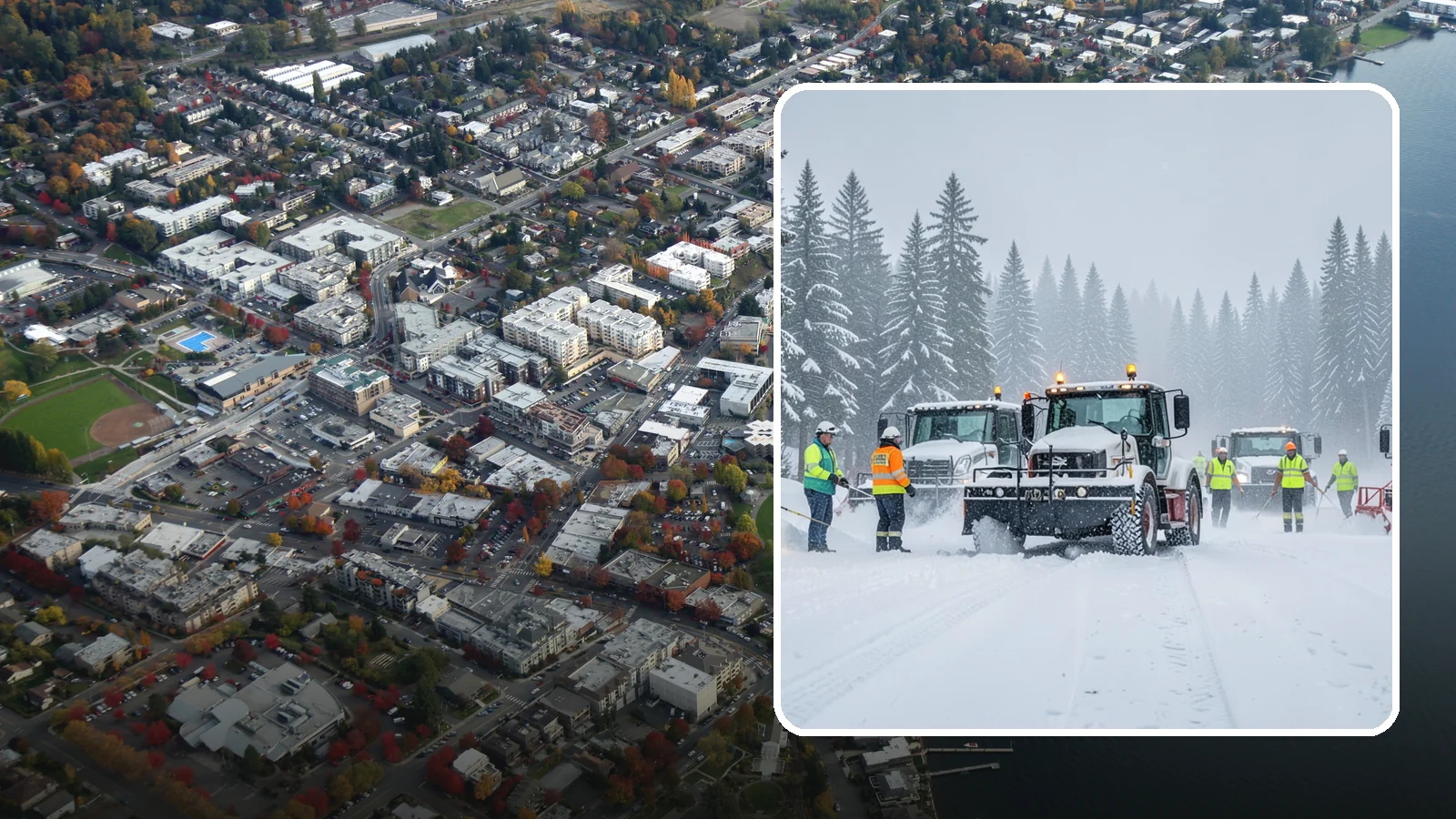 24/7 Snow Monitoring in Kirkland, King County, WA - Round-the-clock weather and site surveillance that triggers a response the instant conditions warrant.
