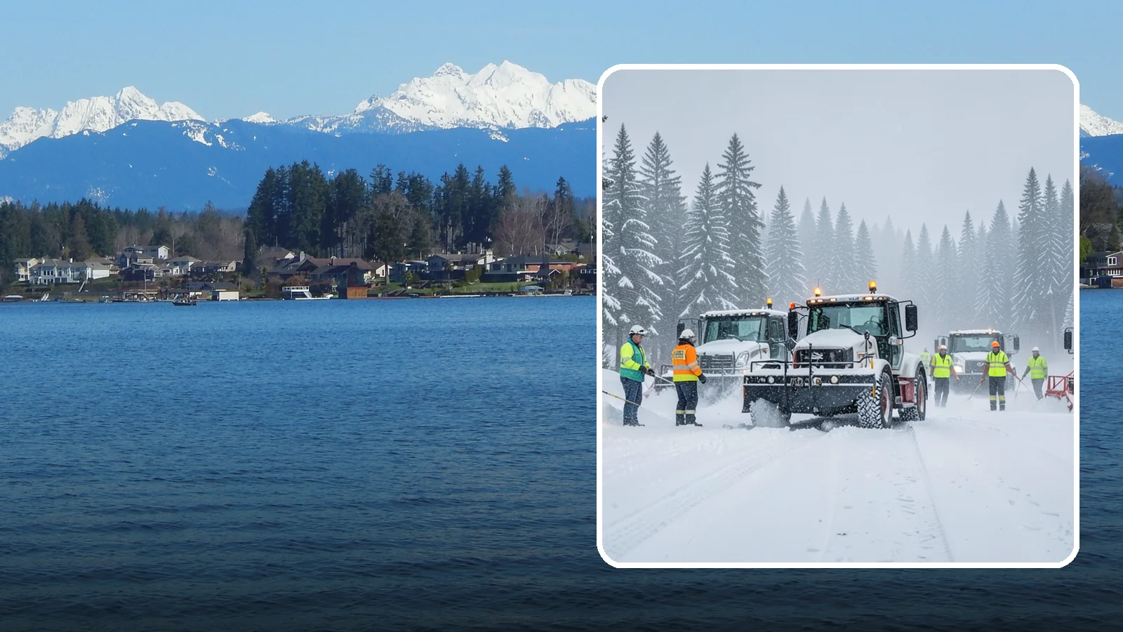 24/7 Snow Monitoring in Lake Stevens, Snohomish County, WA - Round-the-clock weather and site surveillance that triggers a response the instant conditions warrant.