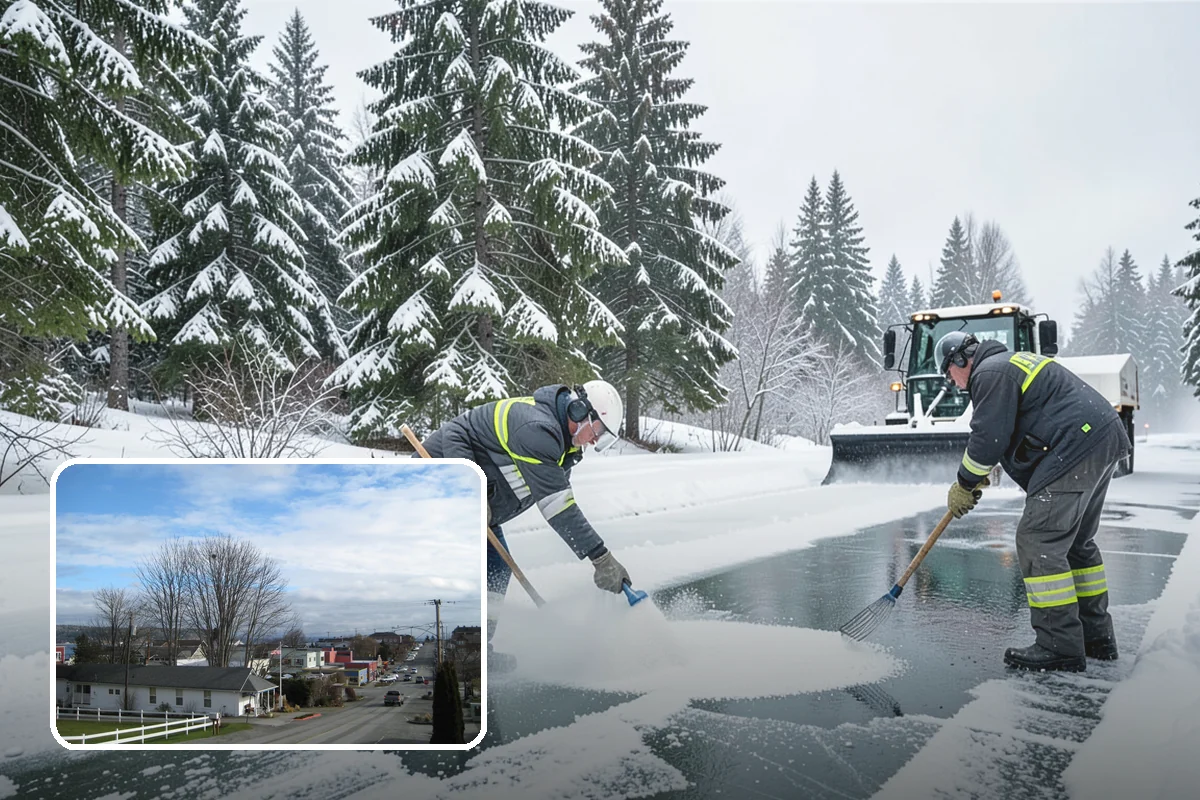 24/7 Snow Monitoring in Langley, Island County, WA - Continuous forecast and on-site condition tracking