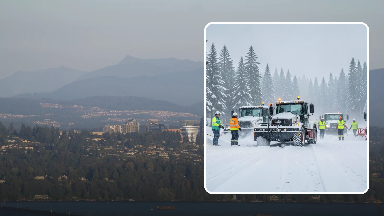 24/7 Snow Monitoring in Medina, King County, WA - Round-the-clock weather and site surveillance that triggers a response the instant conditions warrant.
