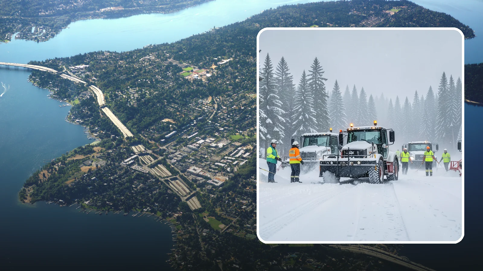 24/7 Snow Monitoring in Mercer Island, King County, WA - Round-the-clock weather and site surveillance that triggers a response the instant conditions warrant.