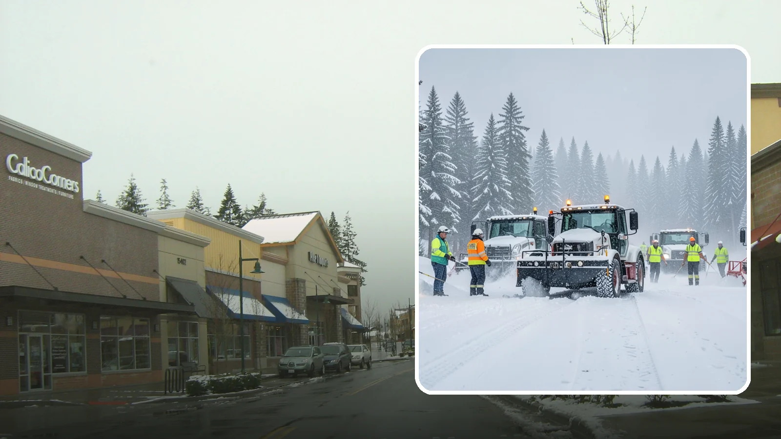 24/7 Snow Monitoring in Mill Creek, Snohomish County, WA - Round-the-clock weather and site surveillance that triggers a response the instant conditions warrant.
