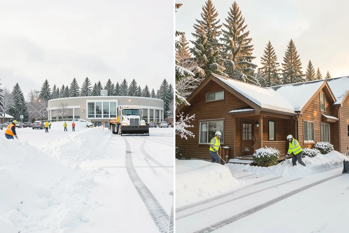 24/7 Snow Monitoring in Mill Creek, Snohomish County, WA - We establish your alert thresholds and priority surfaces