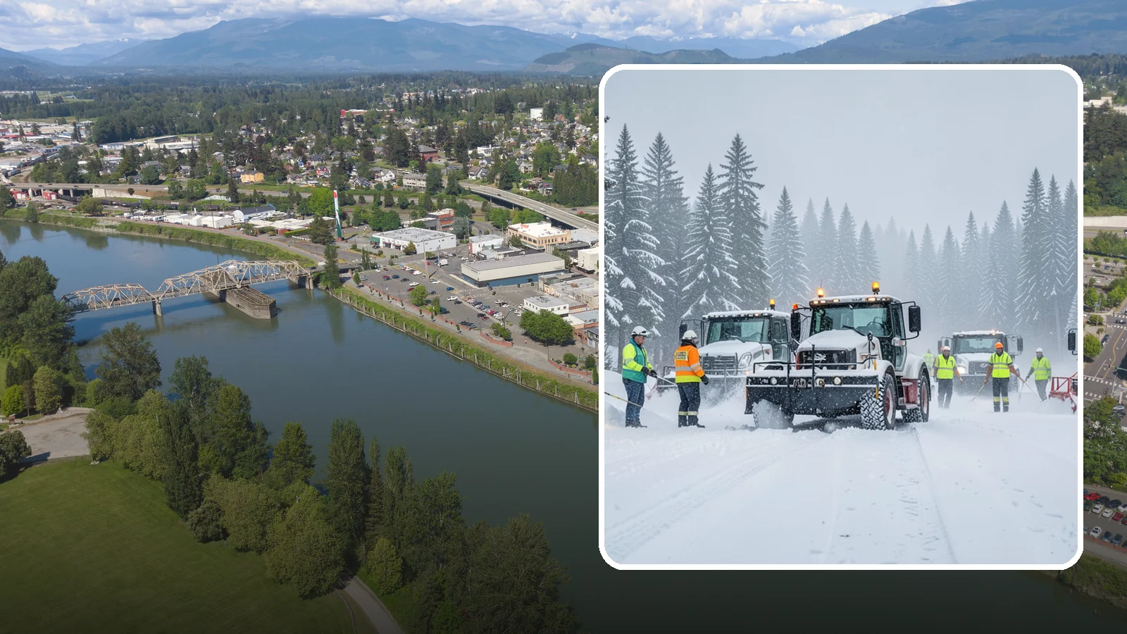 24/7 Snow Monitoring in Mount Vernon, Skagit County, WA - Round-the-clock weather and site surveillance that triggers a response the instant conditions warrant.