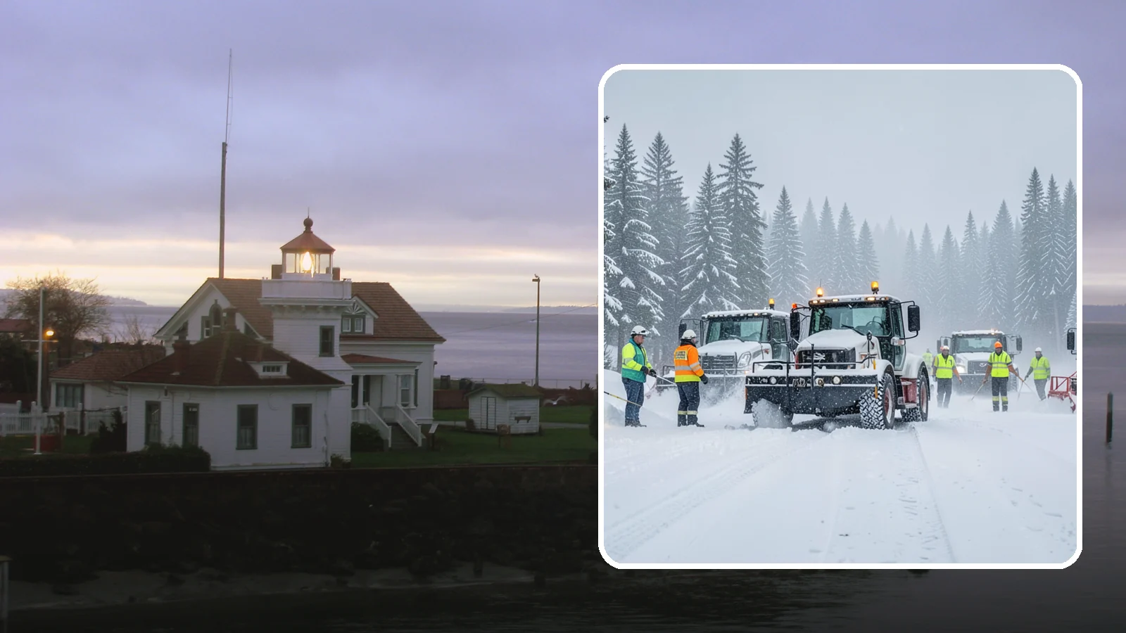 24/7 Snow Monitoring in Mukilteo, Snohomish County, WA - Round-the-clock weather and site surveillance that triggers a response the instant conditions warrant.