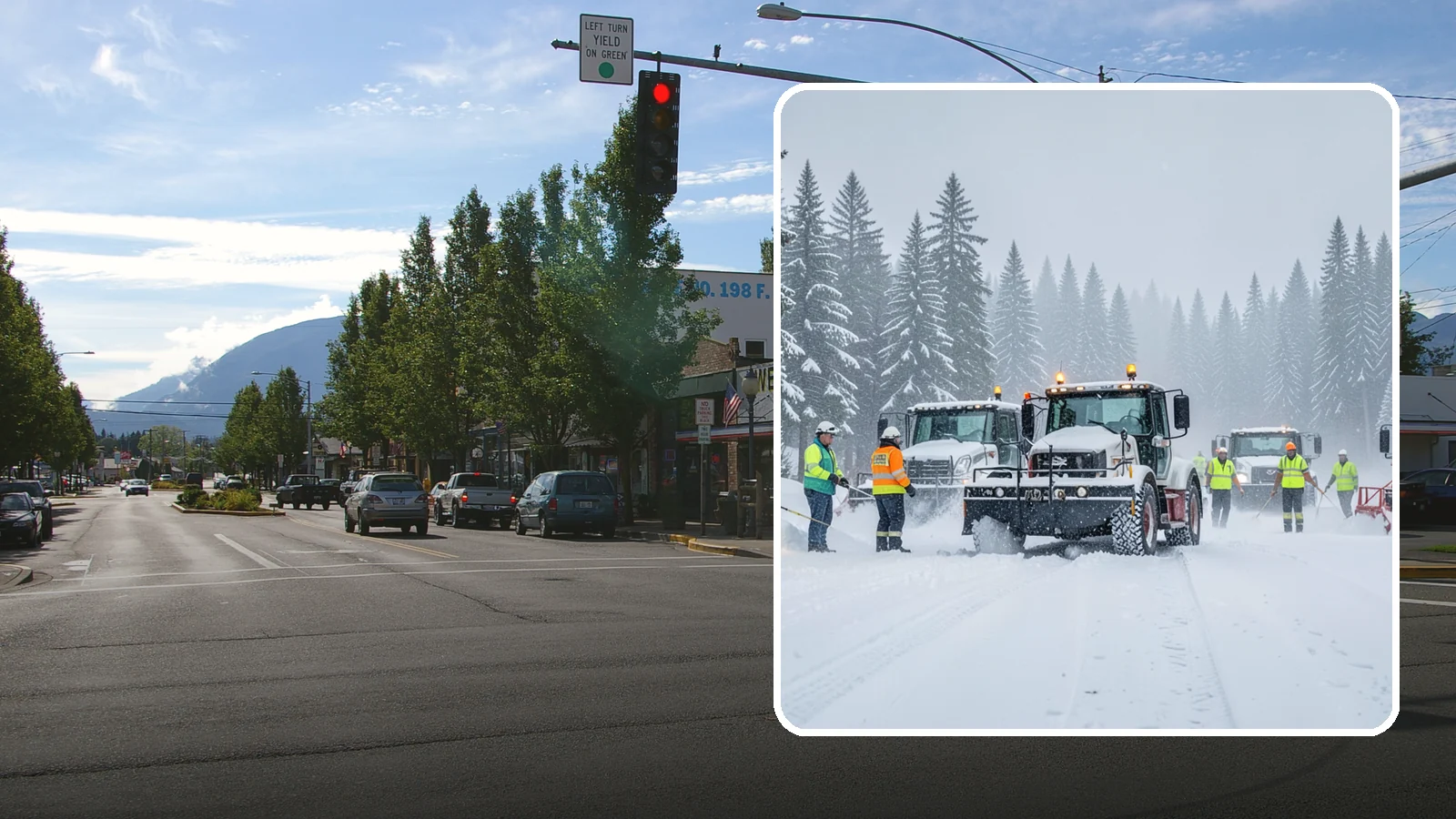 24/7 Snow Monitoring in North Bend, King County, WA - Round-the-clock weather and site surveillance that triggers a response the instant conditions warrant.