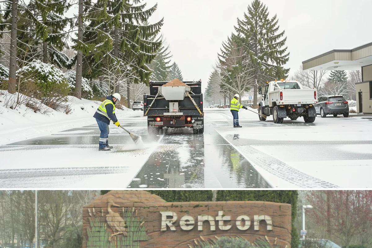 24/7 Snow Monitoring in Renton, King County, WA - Monitoring runs continuously through the winter, with heightened watch during the volatile December-to-February period.