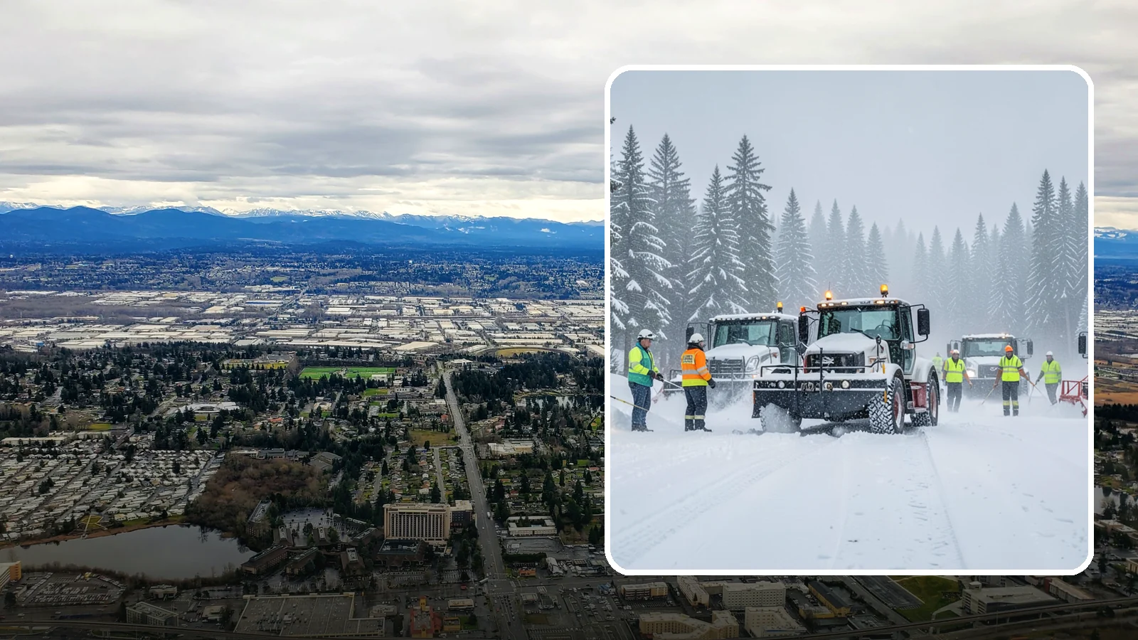 24/7 Snow Monitoring in SeaTac, King County, WA - Round-the-clock weather and site surveillance that triggers a response the instant conditions warrant.