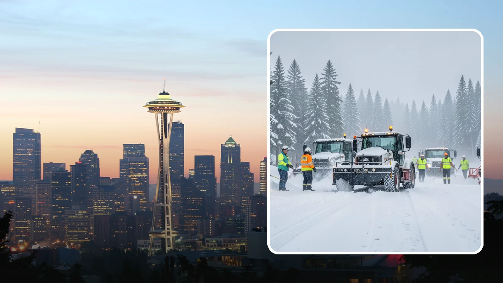 24/7 Snow Monitoring in Seattle, King County, WA - Round-the-clock weather and site surveillance that triggers a response the instant conditions warrant.