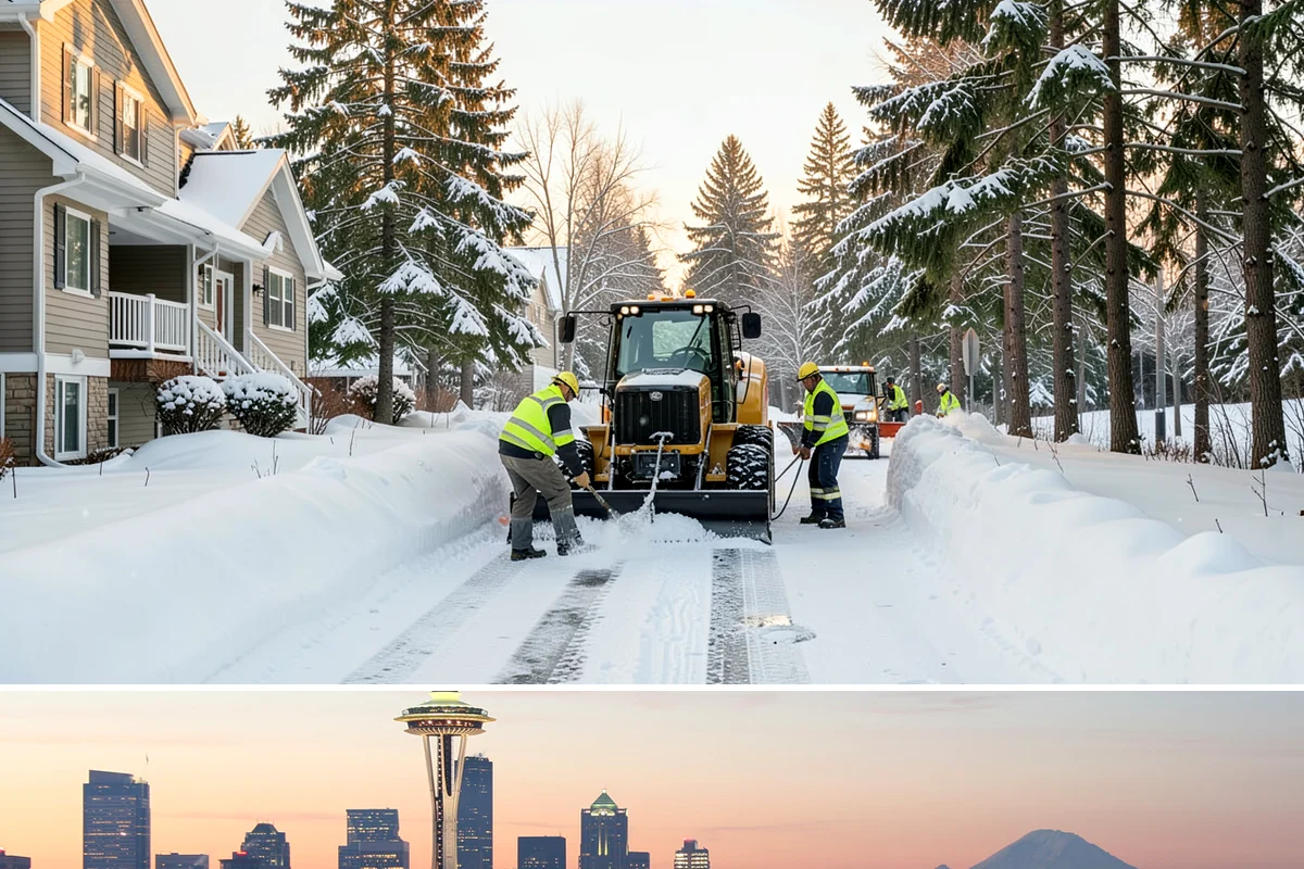24/7 Snow Monitoring in Seattle, King County, WA - Monitoring runs continuously through the winter, with heightened watch during the volatile December-to-February period.