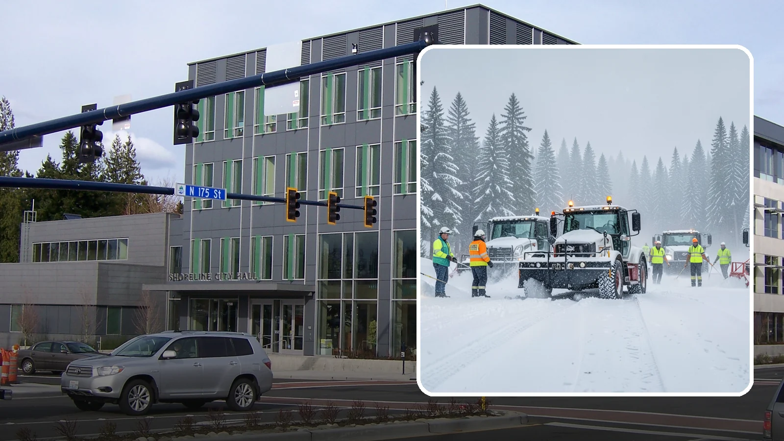 24/7 Snow Monitoring in Shoreline, King County, WA - Round-the-clock weather and site surveillance that triggers a response the instant conditions warrant.