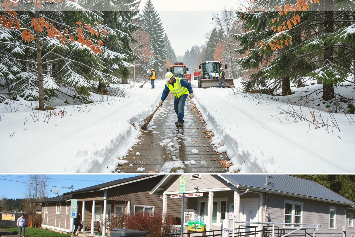 24/7 Snow Monitoring in South Prairie, Pierce County, WA - Monitoring runs continuously through the winter, with heightened watch during the volatile December-to-February period.
