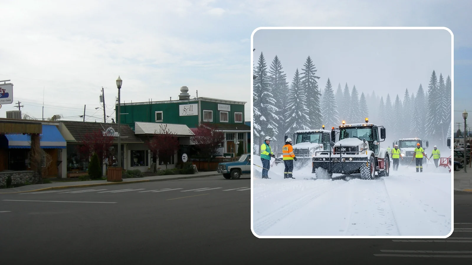 24/7 Snow Monitoring in Stanwood, Snohomish County, WA - Round-the-clock weather and site surveillance that triggers a response the instant conditions warrant.