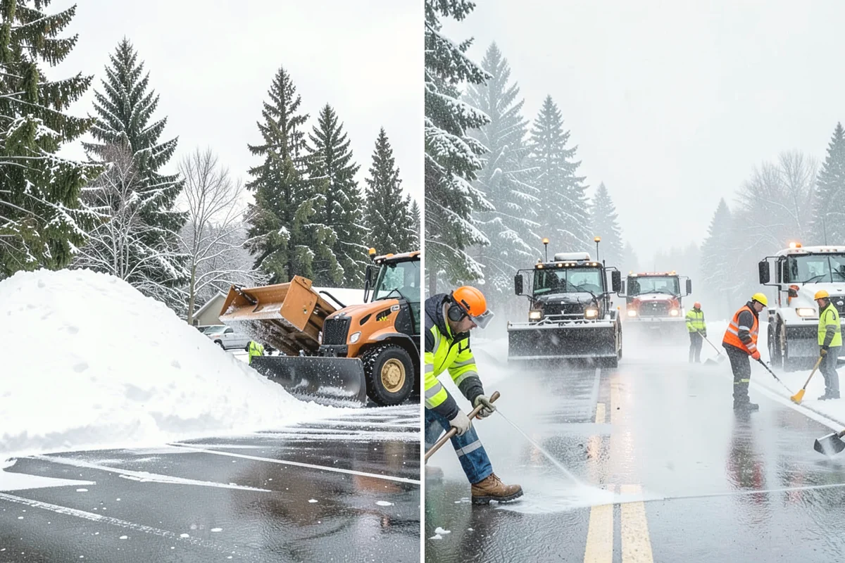 24/7 Snow Monitoring in University Place, Pierce County, WA - We establish your alert thresholds and priority surfaces