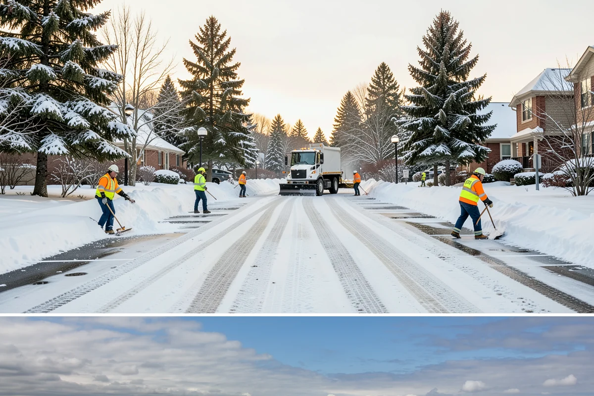 24/7 Snow Monitoring in University Place, Pierce County, WA - Monitoring runs continuously through the winter, with heightened watch during the volatile December-to-February period.