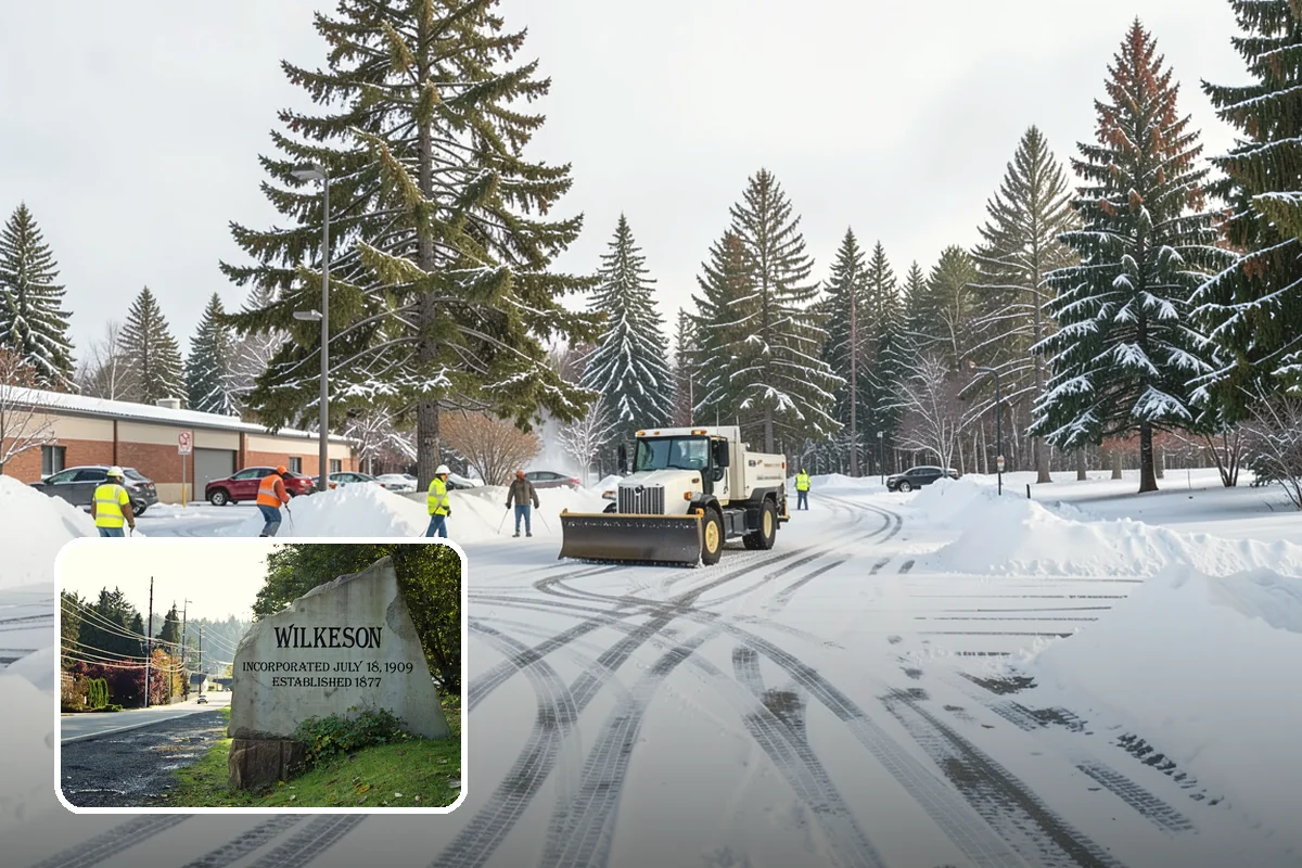 24/7 Snow Monitoring in Wilkeson, Pierce County, WA - Continuous forecast and on-site condition tracking