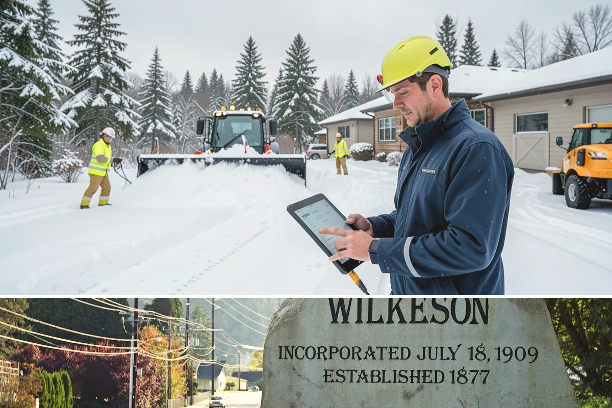 24/7 Snow Monitoring in Wilkeson, Pierce County, WA - Monitoring runs continuously through the winter, with heightened watch during the volatile December-to-February period.