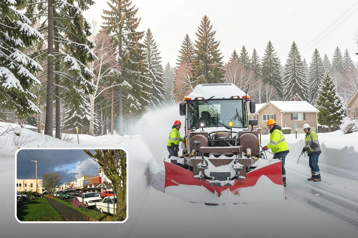 24-Hour Snow Removal in Arlington, Snohomish County, WA - True around-the-clock availability