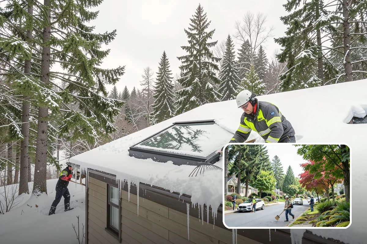 24-Hour Snow Removal in Beaux Arts Village, King County, WA - True around-the-clock availability