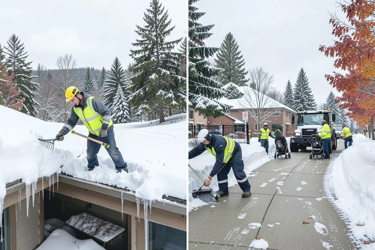 24-Hour Snow Removal in Beaux Arts Village, King County, WA - Establish your property's overnight and daytime priorities