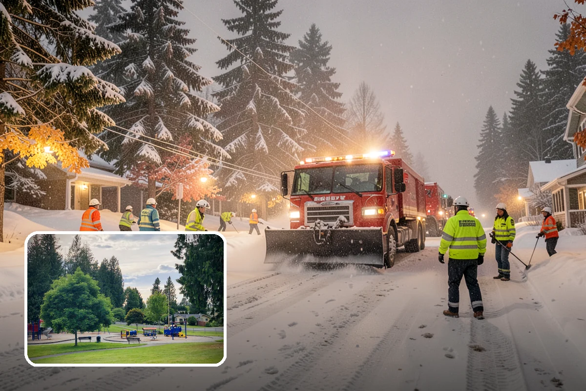24-Hour Snow Removal in Bonney Lake, Pierce County, WA - True around-the-clock availability