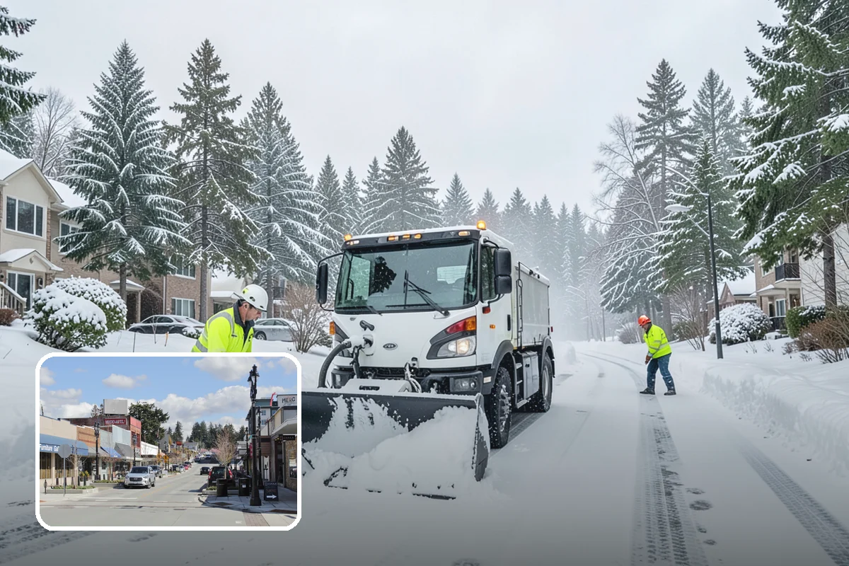 24-Hour Snow Removal in Bothell, King County, WA - True around-the-clock availability