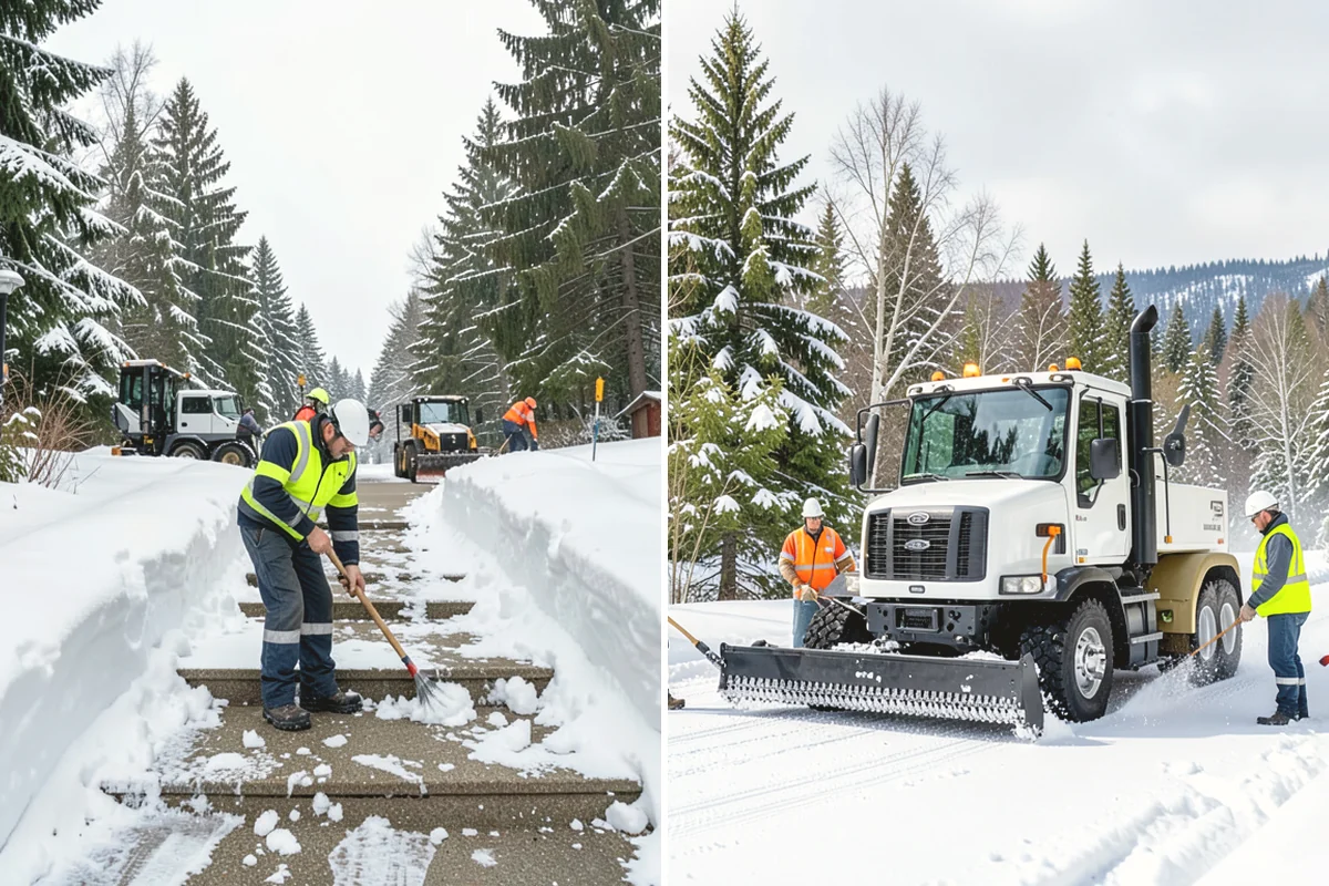 24-Hour Snow Removal in Burien, King County, WA - Establish your property's overnight and daytime priorities