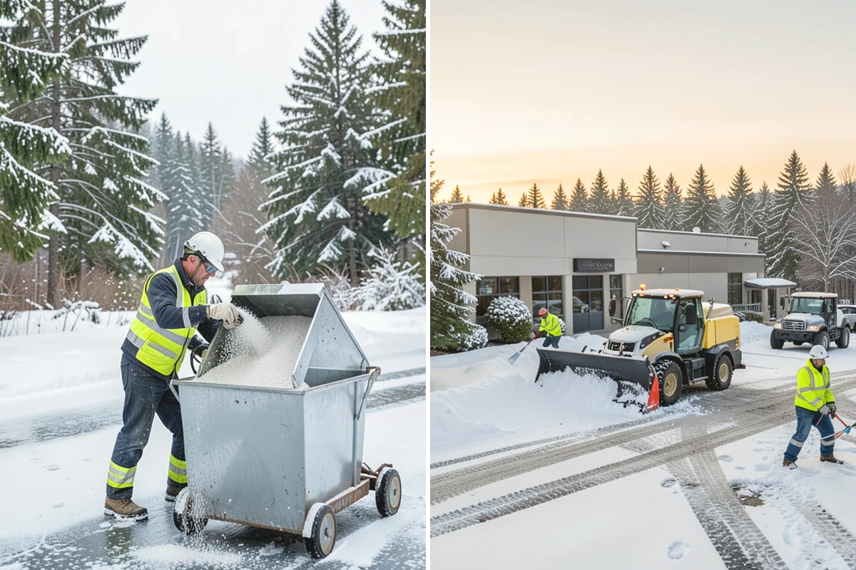 24-Hour Snow Removal in Covington, King County, WA - Establish your property's overnight and daytime priorities