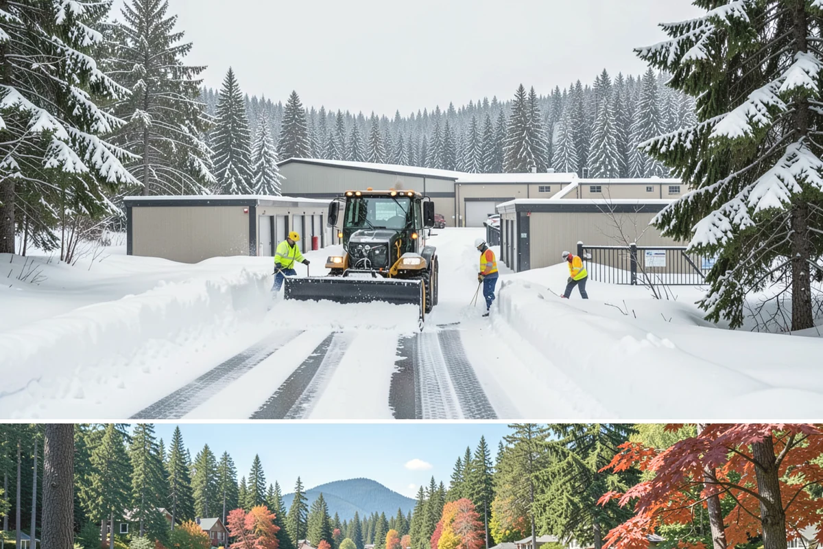 24-Hour Snow Removal in Covington, King County, WA - Around-the-clock coverage is most valuable during the active snow window of December through February.