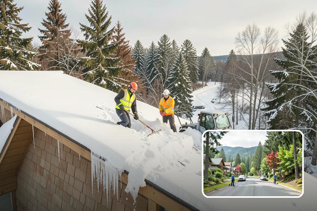 24-Hour Snow Removal in Darrington, Snohomish County, WA - True around-the-clock availability