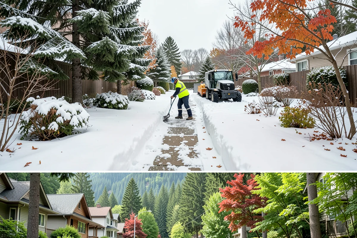 24-Hour Snow Removal in Darrington, Snohomish County, WA - Around-the-clock coverage is most valuable during the active snow window of December through February.