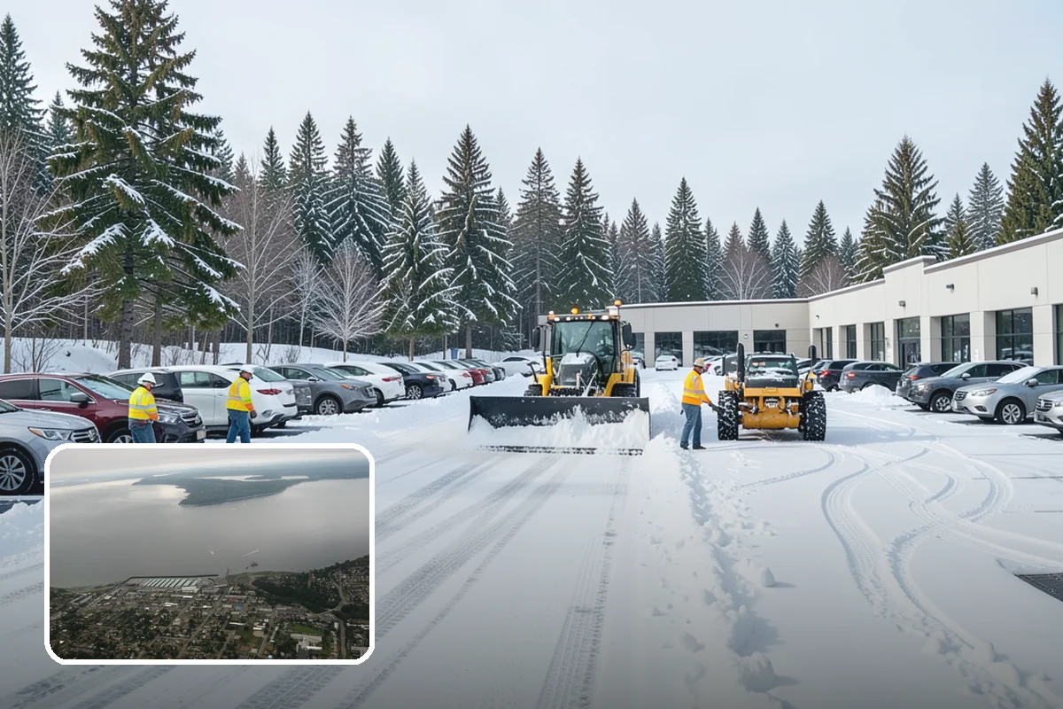 24-Hour Snow Removal in Des Moines, King County, WA - True around-the-clock availability