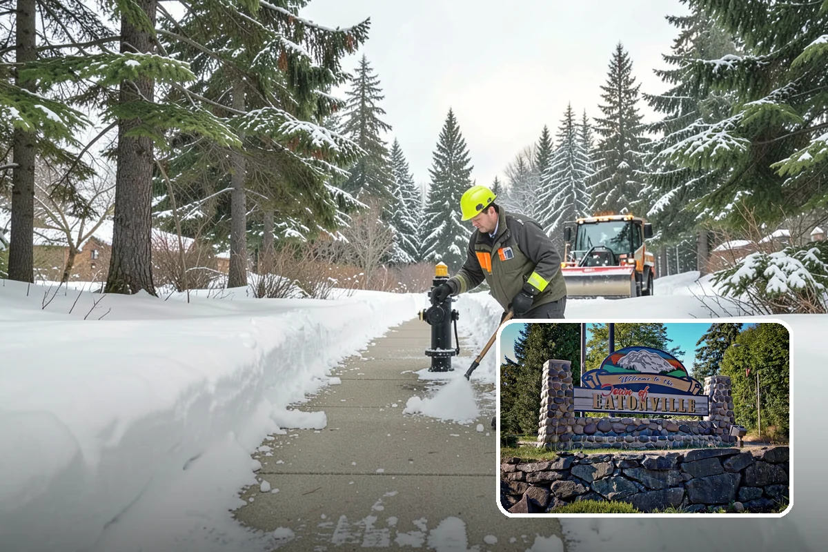 24-Hour Snow Removal in Eatonville, Pierce County, WA - True around-the-clock availability